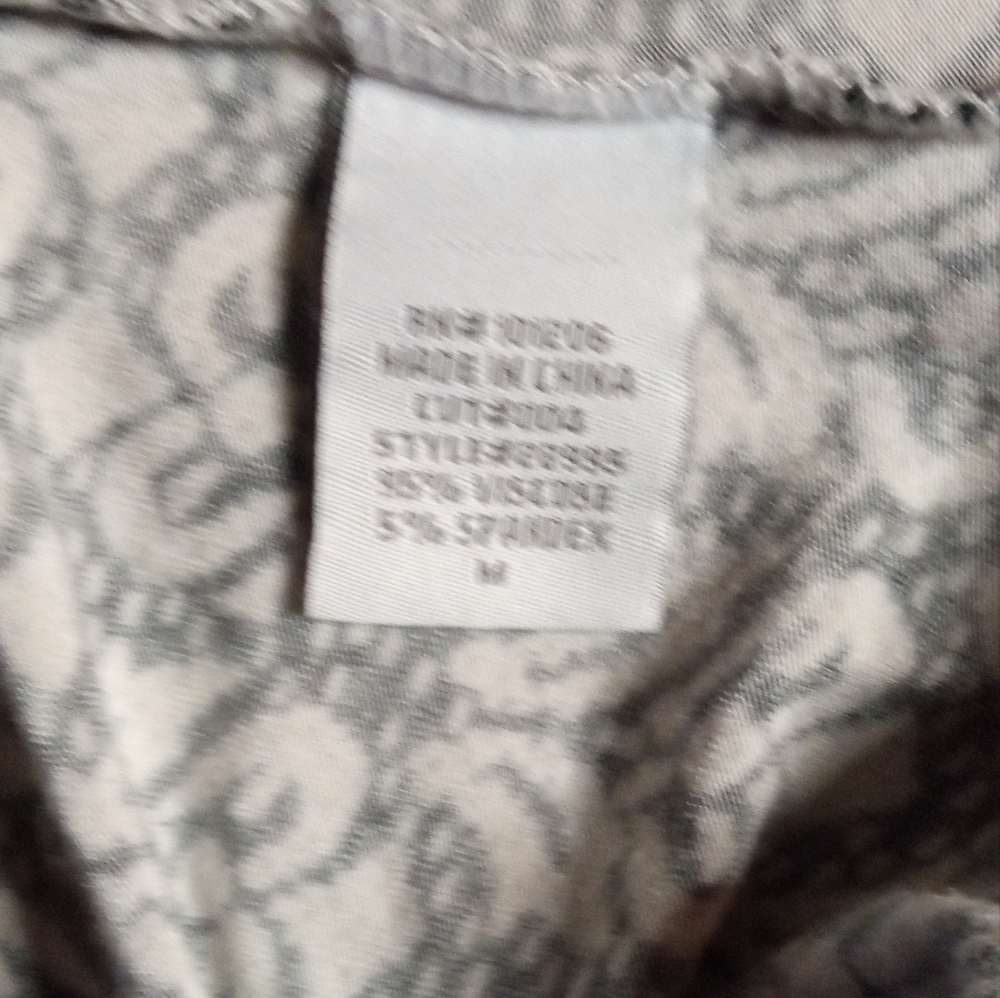 Soft Surroundings Black White Faux Wrap Front Jersey Knit Maxi Dress Size Medium - Picture 8 of 9